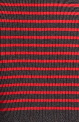 Jean Paul Gaultier Fuzzi Nautical Stripe Knit Dress