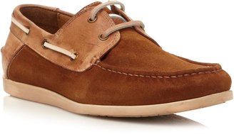 Steve Madden Qnsboro lace up combo boat shoes