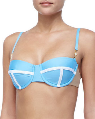 Luxe by Lisa Vogel Mrs. Bond Bikini Top