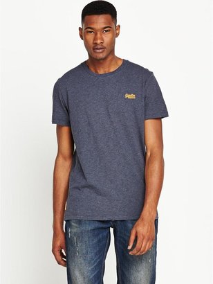 Superdry Mens Orange Label Vintage Emb T-shirt - Navy Marl