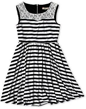 JCPenney Speechless Striped Sleeveless Dress - Girls 7-16