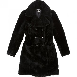 Alexander McQueen Black Fur Coat