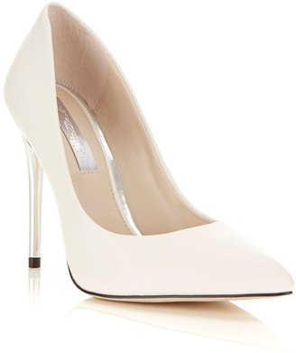 Miss Selfridge Glam white heel