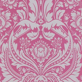 Graham & Brown Boutique - Pink/Silver Desire Wallpaper