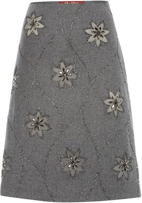 Max Mara Gineceo jewel front pencil skirt