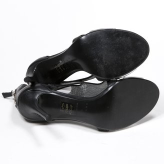 Sandro Black Leather Heels