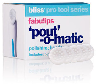 Bliss fabulips 'pout'-o-matic polishing heads