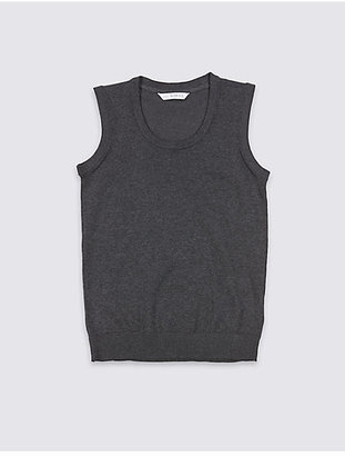 Marks and Spencer Unisex Cotton Rich Tank Top
