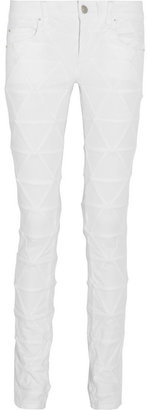 Isabel Marant Stanford origami-style mid-rise skinny jeans