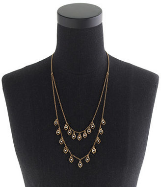 J.Crew Tiered droplets necklace