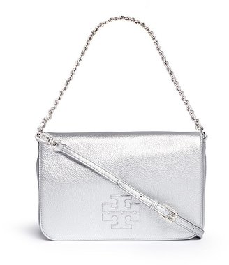 Tory Burch 'Thea' foldover leather clutch