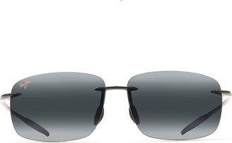 Maui Jim Breakwall 63mm Polarized Rectangle Sunglasses