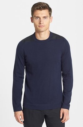 HUGO BOSS 'Swedilon' Cotton, Silk & Cashmere Sweater