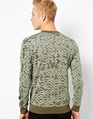 Fred Perry Jumper with Camo Print