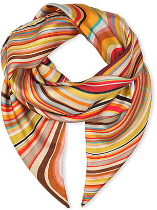 Paul Smith Swirl silk scarf