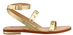 Isaac Mizrahi NEW YORK Stroll Leather Sandals