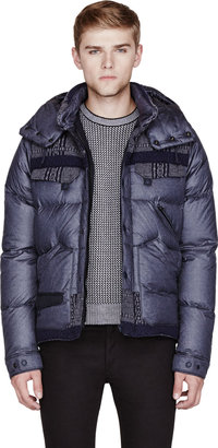 Moncler Grey Patterned White Mountaineering Edition Reaper Jacket