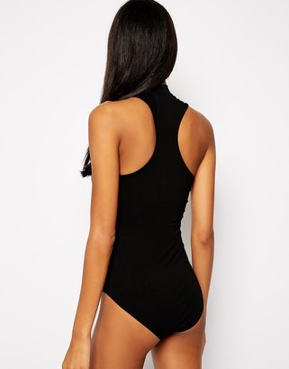 ASOS Body with Deep Plunge and Polo Neck
