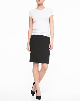 Diane von Furstenberg Sissy Slim Scissor-Hem Skirt