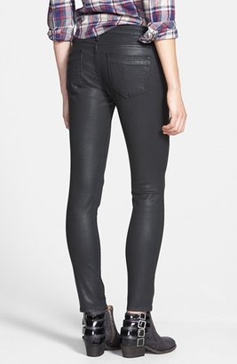 Vigoss Coated Skinny Jeans (Black)