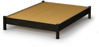 South Shore Furniture Versa Full Platform Bed in Ebony