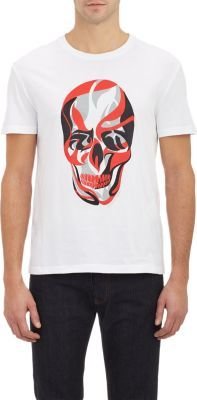Alexander McQueen Abstract-Skull T-shirt