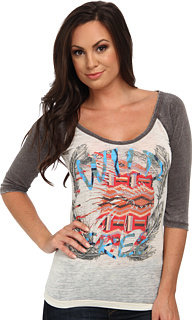 Rock and Roll Cowgirl 3/4 Sleeve T-Shirt