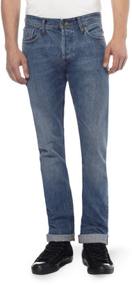 NN.07 James Regular-Fit Selvedge Washed-Denim Jeans