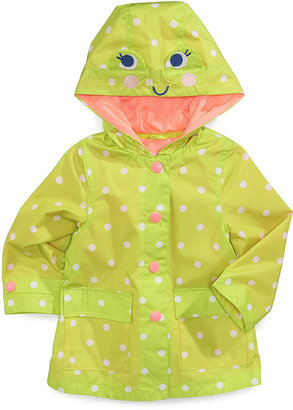 Carter's Little Girls' or Toddler Girls' Frog Rain Slicker