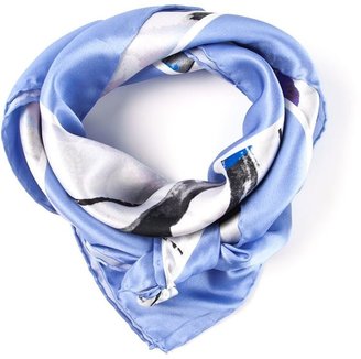 Giorgio Armani artistic print scarf
