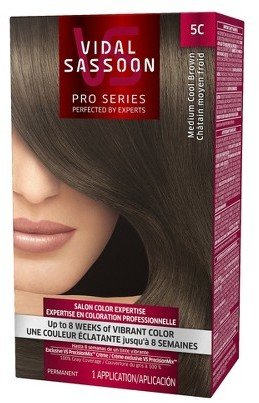 Vidal Sassoon Pro Series Salon Hair Color - Medium Cool Brown (color 5C)