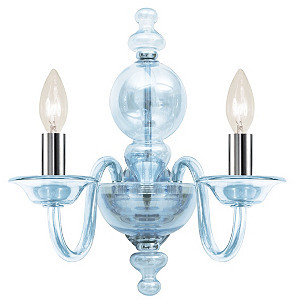 Harper Wall Sconce, Ice Blue