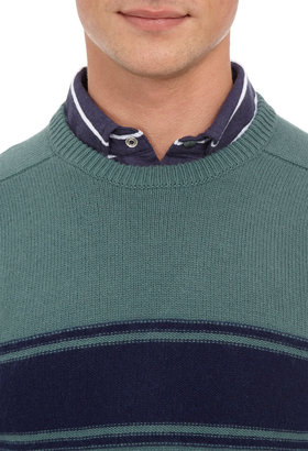 Michael Bastian Striped Ben Pullover Sweater