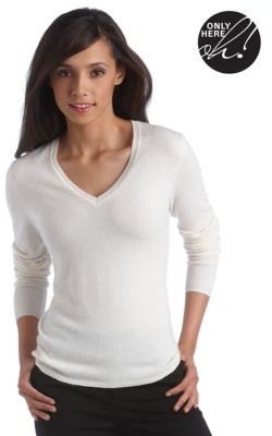 Lord & Taylor Cashmere V-Neck Sweater