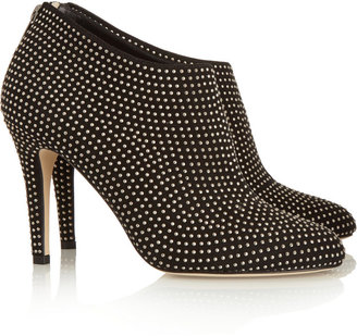 Jimmy Choo Mendez studded suede ankle boots