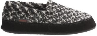 Acorn Chunky Tweed Moc Slippers (For Women)