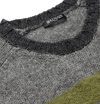 Balmain Striped Wool Sweater
