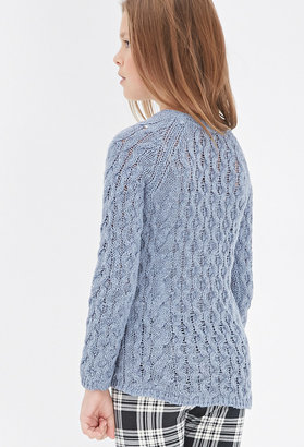 Forever 21 FOREVER 21+ Girls Loose Cable Knit Sweater (Kids)