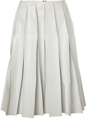 J.W.Anderson Faux Leather Reverse Seam Skirt