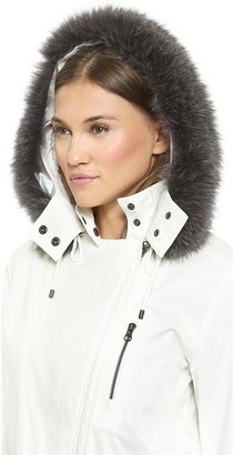 Vince Quilted Parka with Fur Trim