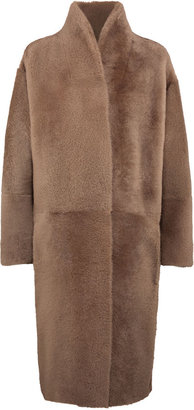 Gushlow & Cole Wool And Shearling Crombie Coat