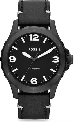 Fossil JR1448 Nate Leather Watch - for Men