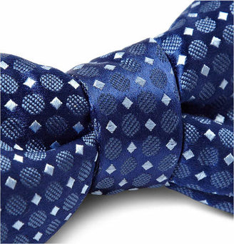 Charvet Patterned Silk Bow Tie