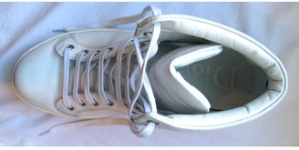 Christian Dior White Leather Trainers