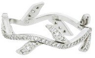 Cathy Waterman Pave Vine and Leaf Band - Platinum
