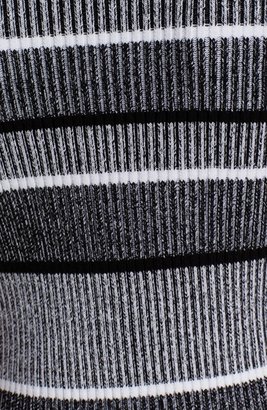 Alexander Wang Stripe Rib Knit Sweater Dress