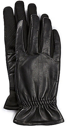 URBAN RESEARCH UR Stretch-Palm Smartphone Compatible Leather Gloves