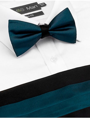 Marks and Spencer M&s Collection Pure Silk Bow Tie & Cummerbund