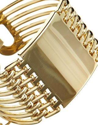 Nali Plate Metal Gold Bracelet