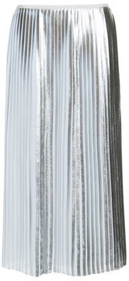 SABA Foil Metallic Pleat Skirt